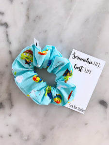 SALE Animated Prints Scrunchies