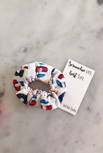 SALE Weekly DUO USA Donut Picnic Scrunchie Duo
