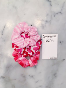 Tickled Pink Valentine's Scrunchie Pack