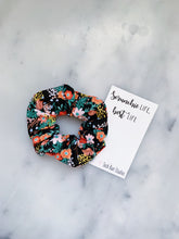 Load image into Gallery viewer, Julia Child Floral Scrunchie Ties