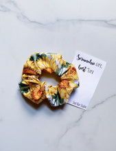 Load image into Gallery viewer, WEEKLY DUO Ukraine Donation Sunflower Scrunchie Duo