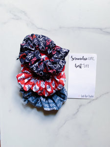 Scarlet and Gray Ohio Scrunchie Pack