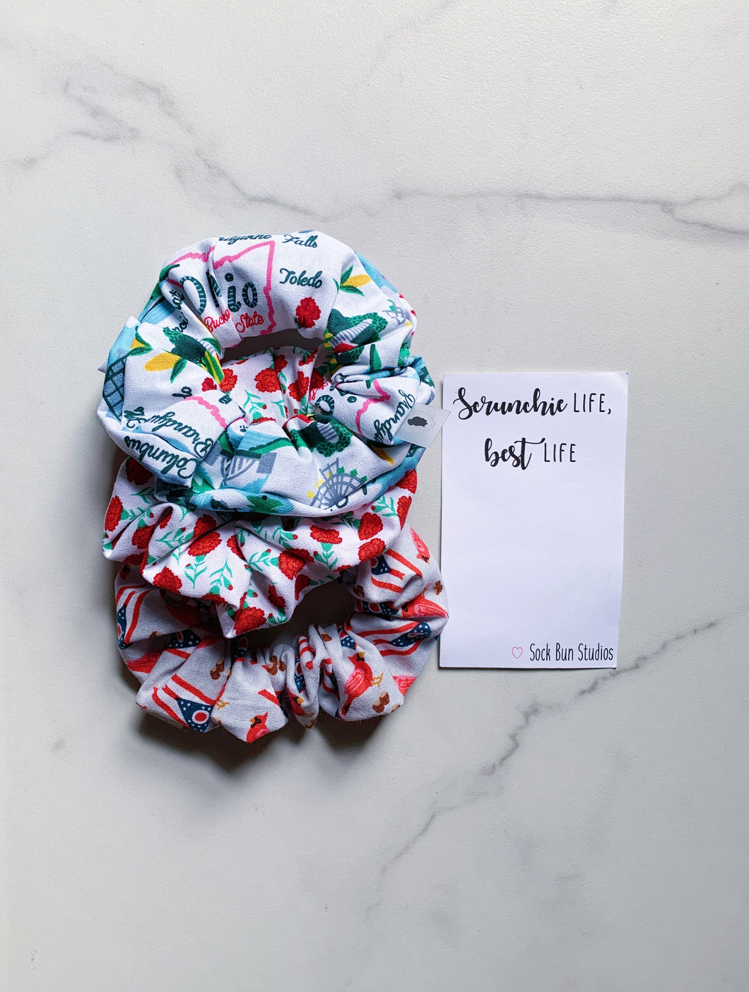 Heart of it All Ohio Scrunchie Pack