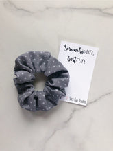 Load image into Gallery viewer, Mini Cross Check Print Scrunchie