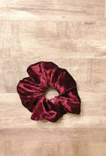 Load image into Gallery viewer, Maroon Velvet Scrunchie