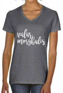 Valar Morghulis Game Of Thrones Women's V-Neck T-Shirt