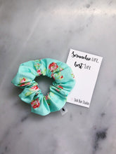 Load image into Gallery viewer, Shabby Chic Floral Scrunchie