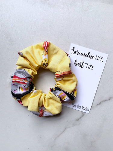 Bacon and Eggs Scrunchie