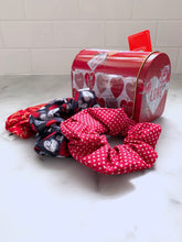 Load image into Gallery viewer, Valentine’s Mailbox Tin Scrunchie Pack