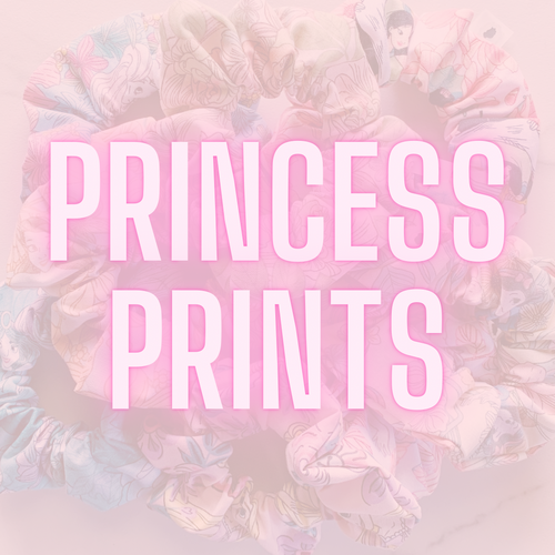 SALE Princess Print Scrunchie