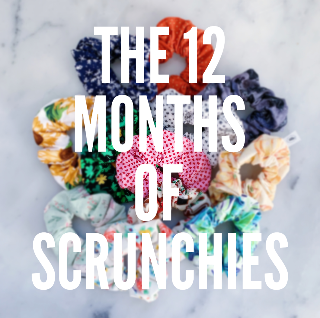 12 Months of Scrunchies Scrunchie Super Pack