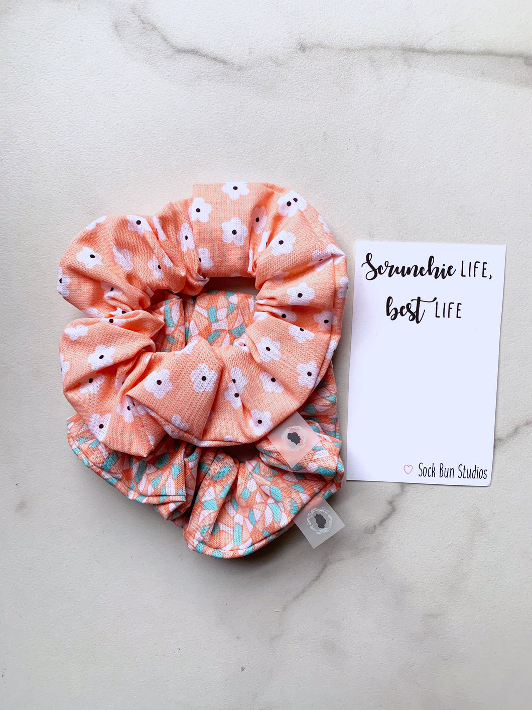 SALE WEEKLY DUO Creamsicle Daydream Scrunchie Duo