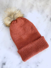 Load image into Gallery viewer, Dusty Rose Knit Hat