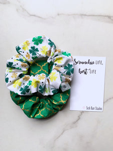 WEEKLY DUO Pot of Gold St. Patrick’s Day Scrunchie Duo