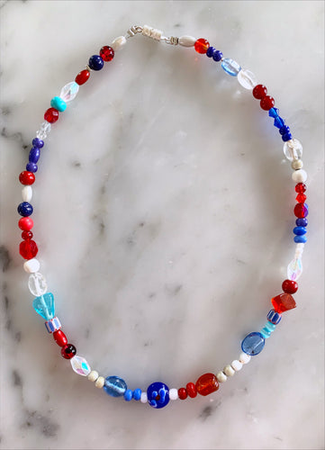 NEW America's A** Beaded Choker Necklace