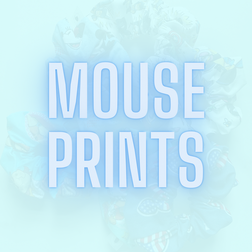 SALE Mouse Prints Scrunchie