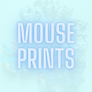 SALE Mouse Prints Scrunchie