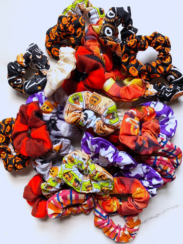 Mystery Halloween Mini Scrunchies 3- Pack