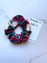 Load image into Gallery viewer, SALE Throwback Christmas Country Angel Quilt Scrunchie