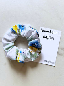 NEW Flowers for Peace Scrunchie