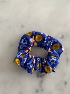 Hanukkah Gelt and Donuts Scrunchie