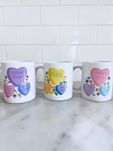 Load image into Gallery viewer, NEW The American Coach Conversation Hearts Mug