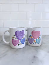 Load image into Gallery viewer, NEW Burn For You Conversation Hearts Mug